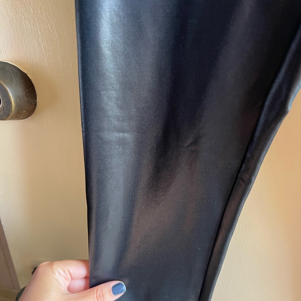 Wild Fable Shiny Faux Leather Leggings NWT - Picture 3 of 6